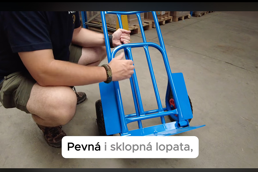 Video 1 – montáž regálů